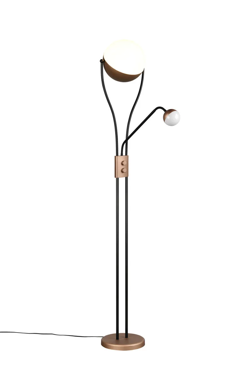 B-Ware Trio Stehleuchte Stehlampe LED Chris 18W dimmbar Coffee warmweiss 30cm Leselicht