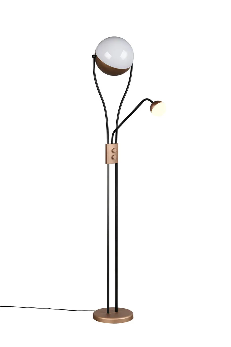 B-Ware Trio Stehleuchte Stehlampe LED Chris 18W dimmbar Coffee warmweiss 30cm Leselicht