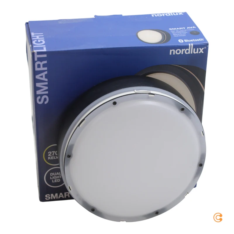 B-Ware Nordlux LED Außenwandleuchte Lampe Smart Home schwarz dimmbar Alexa Google WLAN