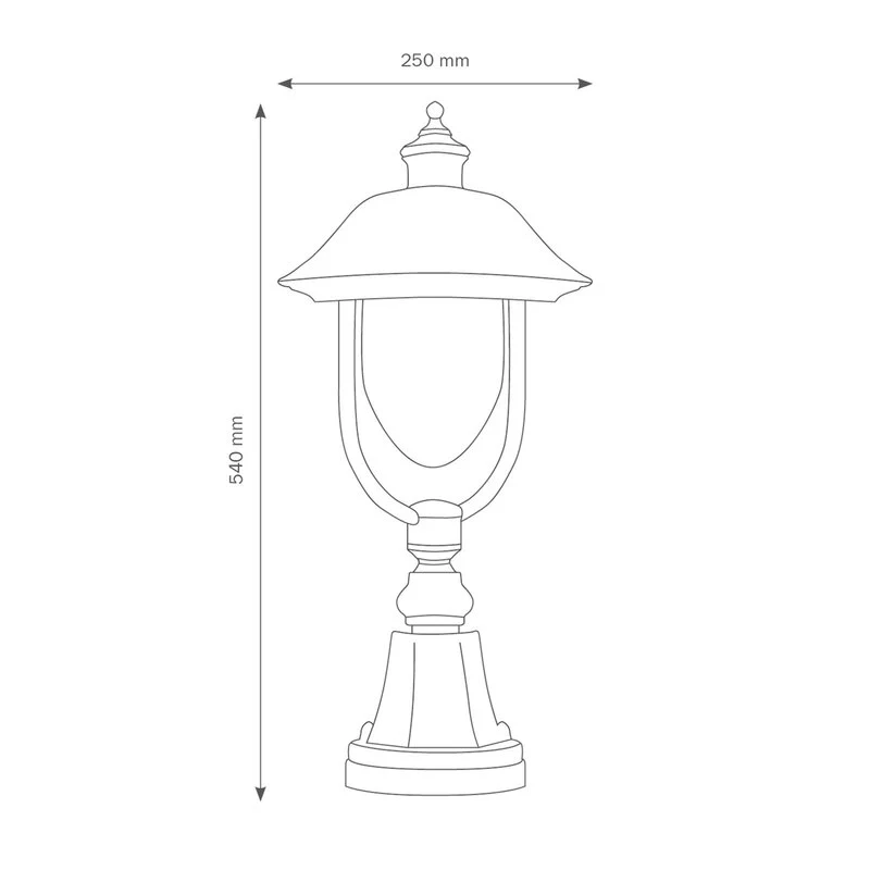 B-Ware LCD 1156 Sockelleuchte Sockellampe Leuchte Lampe Gartenleuchte Gartenlampe Licht