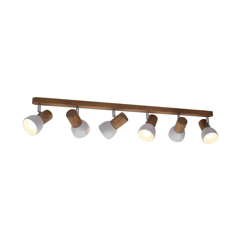 B-Ware Envostar Nale Deckenspot Kiefer braun Deckenlampe Deckenleuchte Leuchte Spot