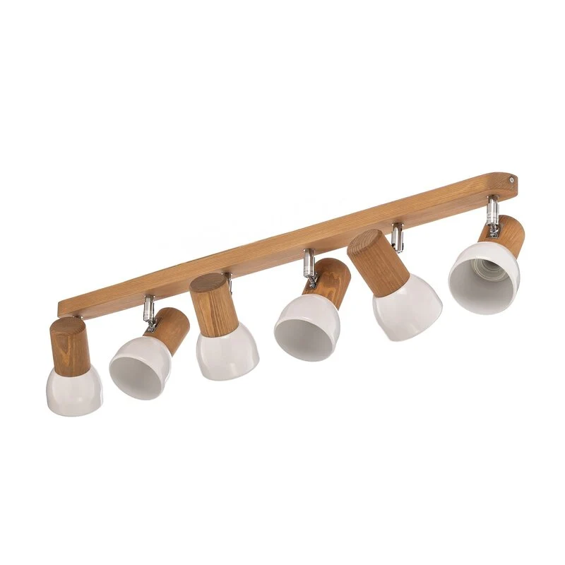 B-Ware Envostar Nale Deckenspot Kiefer braun Deckenlampe Deckenleuchte Leuchte Spot