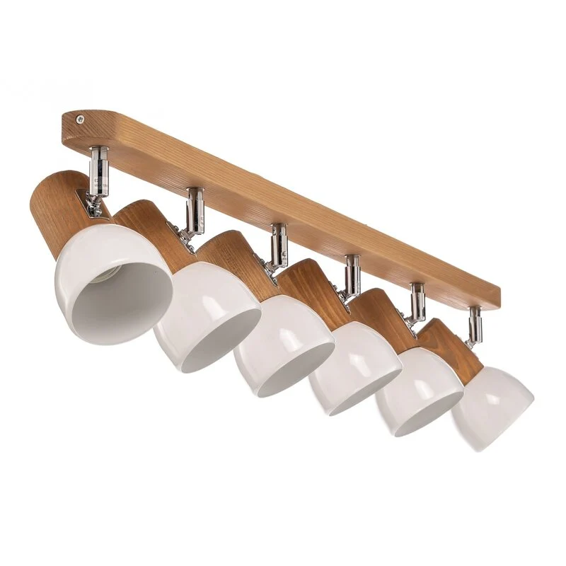 B-Ware Envostar Nale Deckenspot Kiefer braun Deckenlampe Deckenleuchte Leuchte Spot