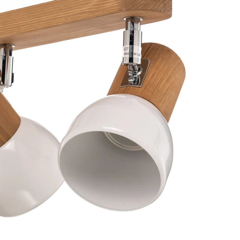B-Ware Envostar Nale Deckenspot Kiefer braun Deckenlampe Deckenleuchte Leuchte Spot