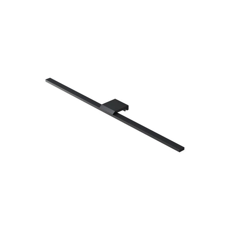 B-Ware Spiegelleuchte Wandlampe LED Triga schwarz Aluminium IP44 universalweiß 60cm