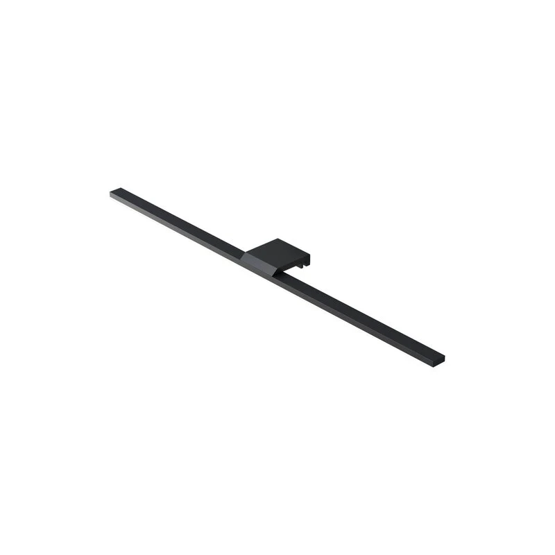 B-Ware Spiegelleuchte Wandlampe LED Triga schwarz Aluminium IP44 universalweiß 60cm
