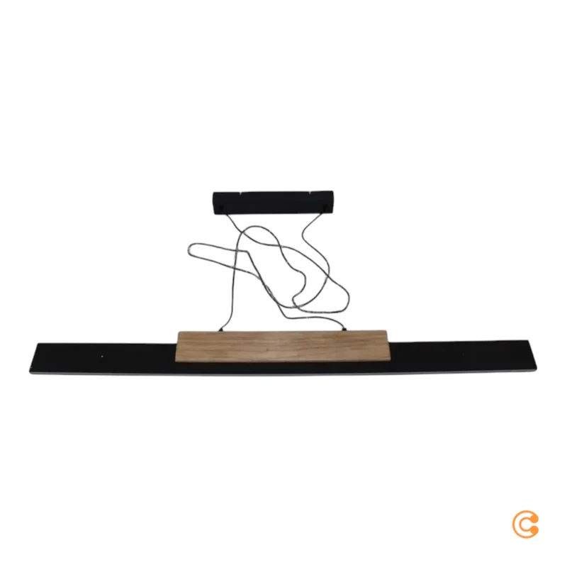 B-Ware Näve Pendelleuchte Hängeleuchte LED schwarz holz dimmbar Wiebke Wohnzimmer Es955