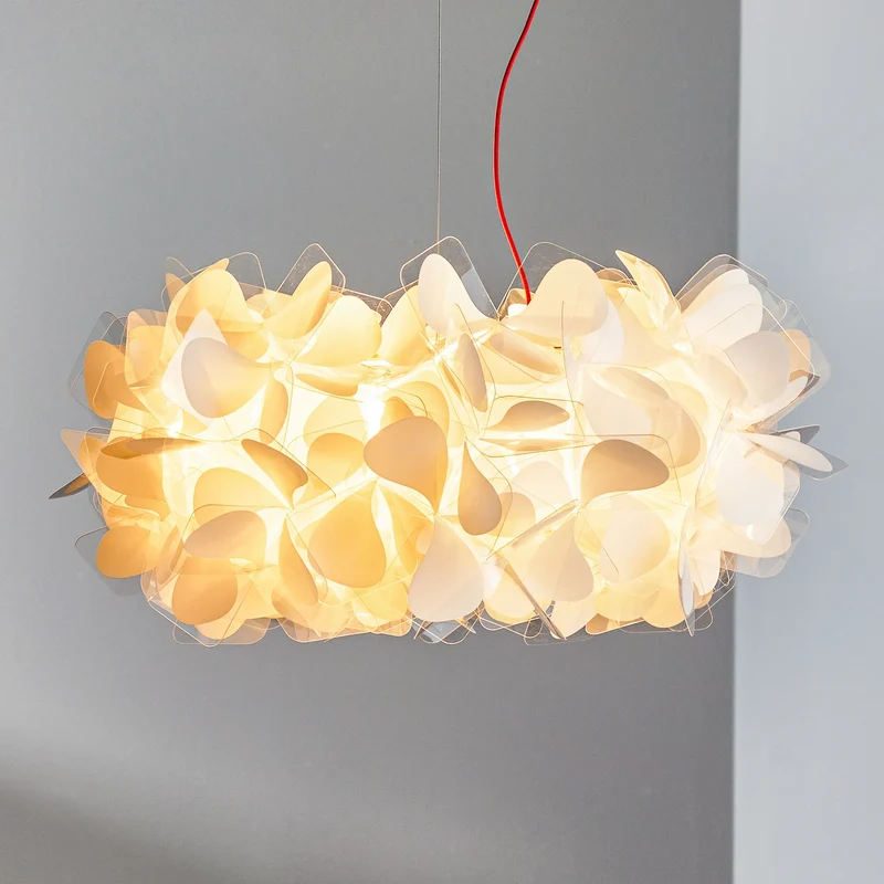 B-Ware Slamp Hängeleuchte Clizia Mama Non Mama, Ø53cm, weiß/rot SIEHE TEXT/FOTO