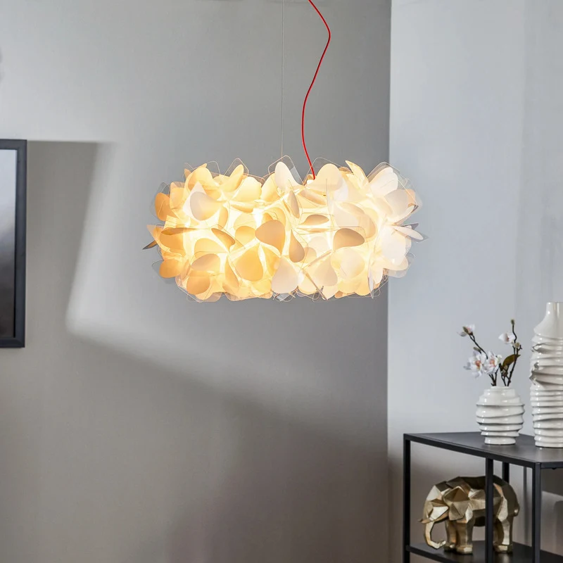B-Ware Slamp Hängeleuchte Clizia Mama Non Mama, Ø53cm, weiß/rot SIEHE TEXT/FOTO