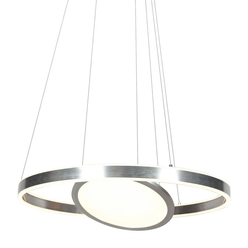B-Ware Steinhauer Hängeleuchte Pendelleuchte LED Ringlux Lampe Leuchte Stahl 3 flammig
