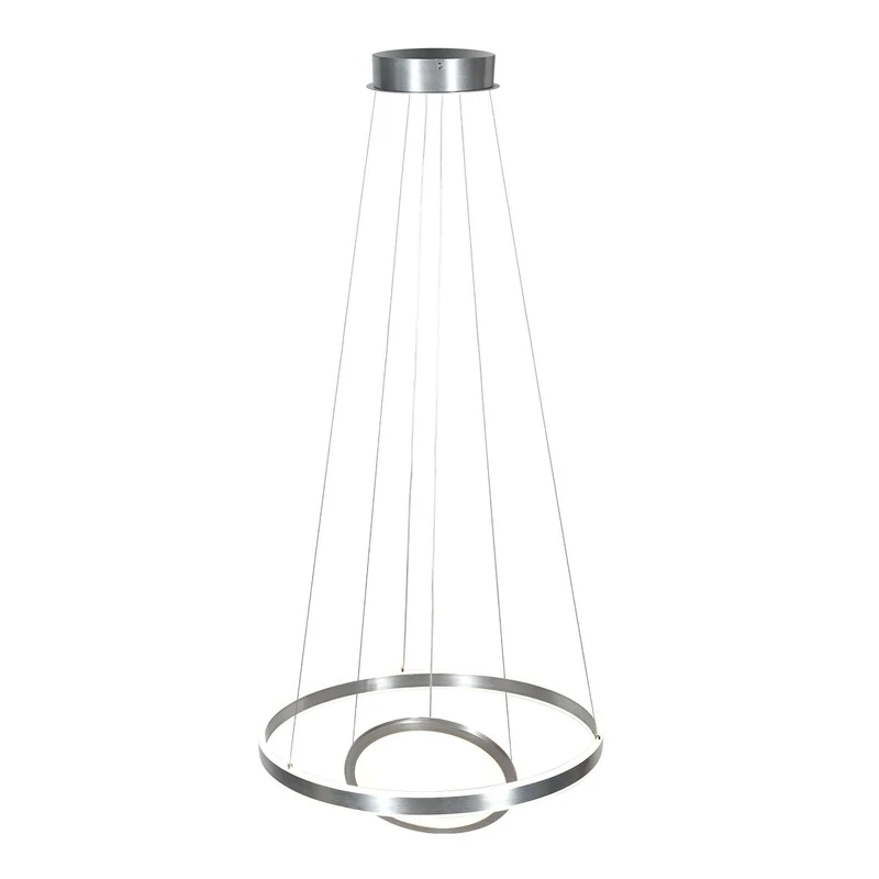 B-Ware Steinhauer Hängeleuchte Pendelleuchte LED Ringlux Lampe Leuchte Stahl 3 flammig