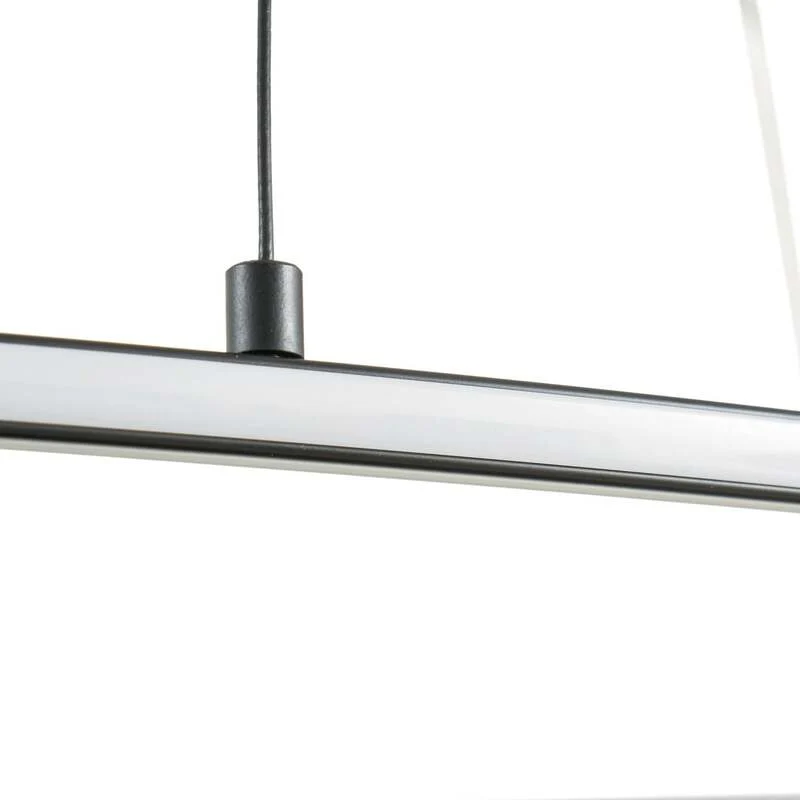 B-Ware Lucande LED Hängeleuchte Pendelleuchte Beleuchtung schwarz dimmbar 100cm