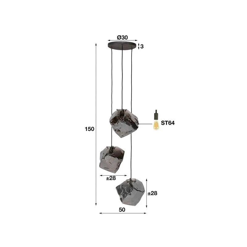 B-Ware Guldenthal Hängeleuchte Hängelampe Leuchte Lampe Pendelleuchte SIEHE TEXT/F433
