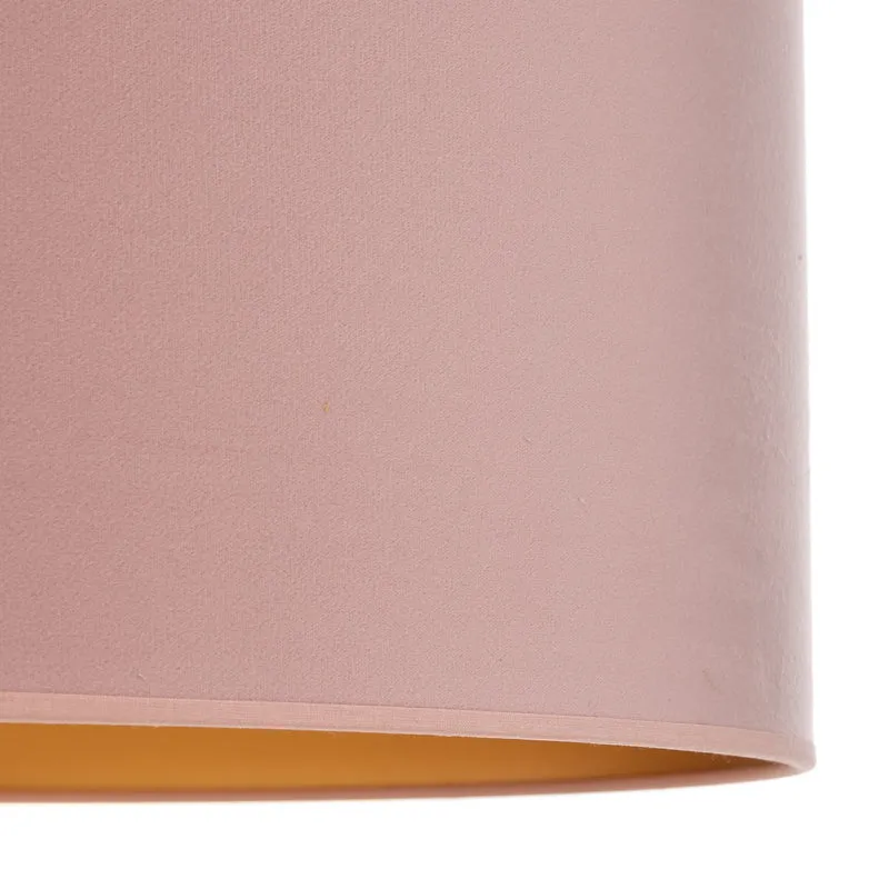 B-Ware Duolla Deckenlampe Leuchte Lampe Golden Roller Ø 60cm hellrosa gold 3x E27 LED