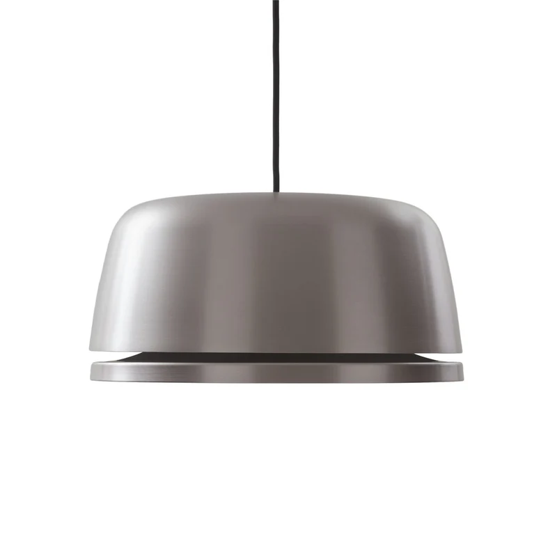B-Ware Lucande Pendelleuchte Hängeleuchte LED grau Aluminium Wohnraum Beleuchtung