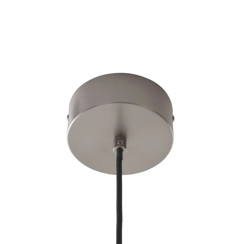 B-Ware Lucande Pendelleuchte Hängeleuchte LED grau Aluminium Wohnraum Beleuchtung
