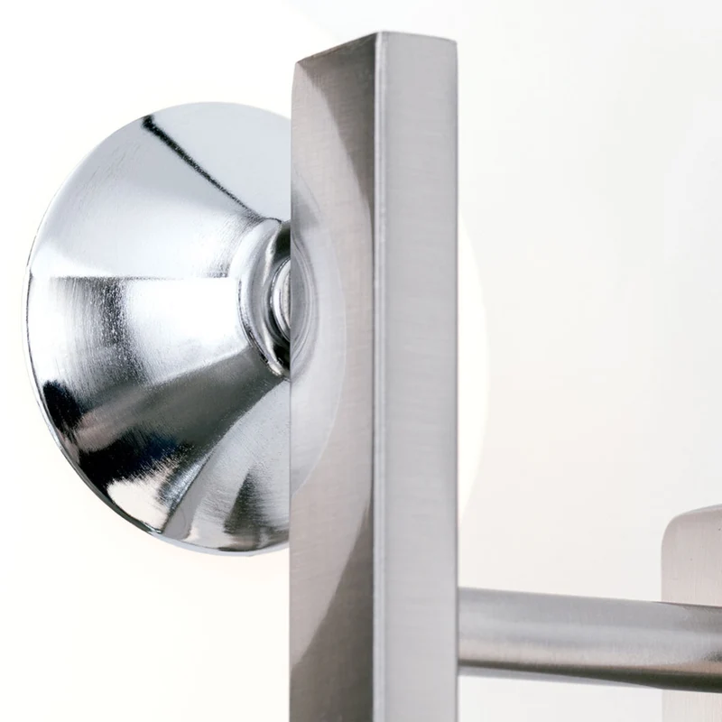 B-Ware ORION Snowwhite Wandleuchte Lampe Glaskugel nickel matt Glaswandleuchte