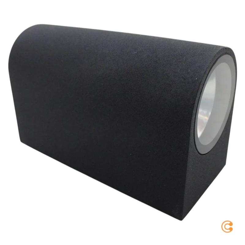 B-Ware Nordlux Außenleuchte Wandleuchte LED Lampe schwarz Außenlampe Glas Aluminium