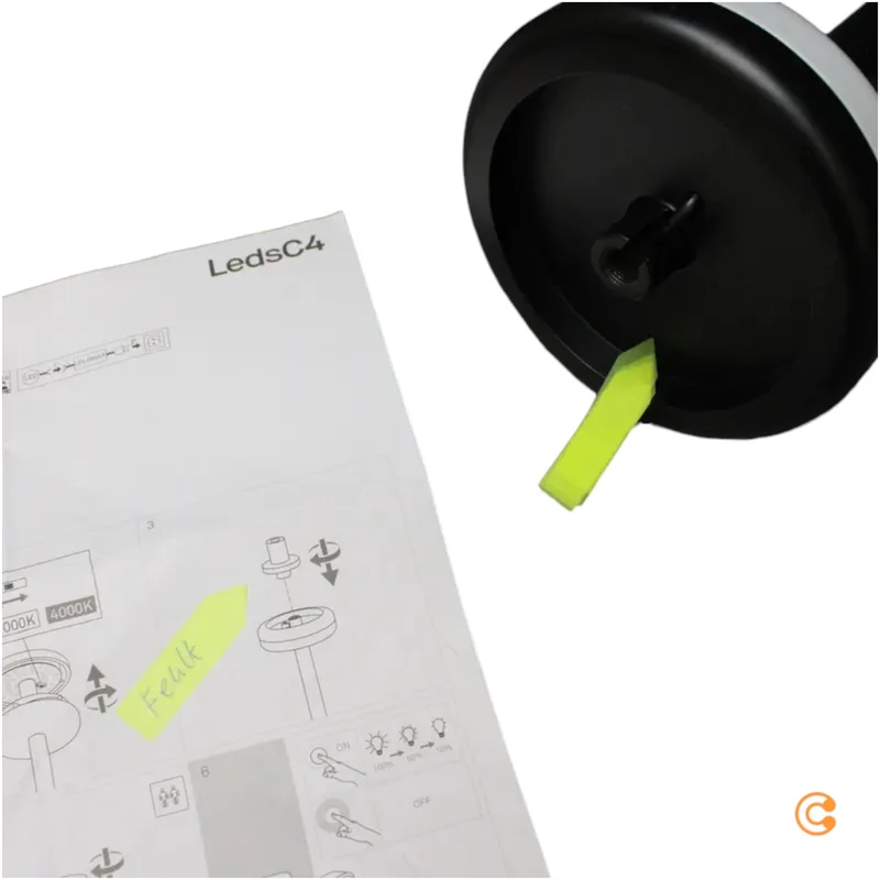 Tischleuchte Lampe LEDS C4 LED Levels Glas grün Dimmer Schalter enthalten