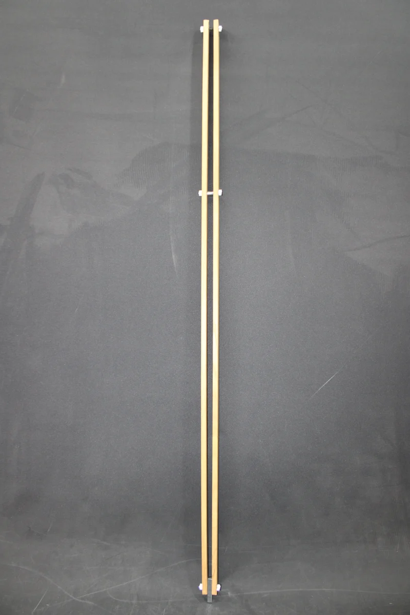 B-Ware Argon Stehleuchte Standlampe Amur Dreibein Holzgestell schwarz SIEHE TEXT/FOTO