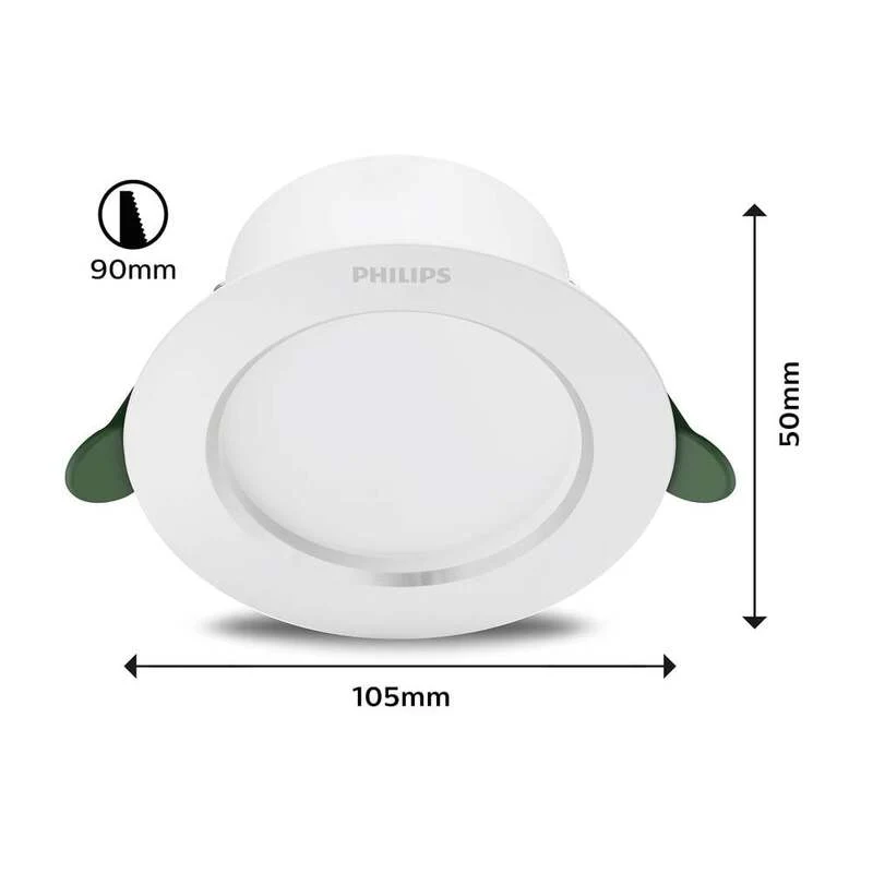 B-Ware Philips 8720169308121 Diamond Einbauleuchte Lampe LED 2.2 W 6 STÜCK
