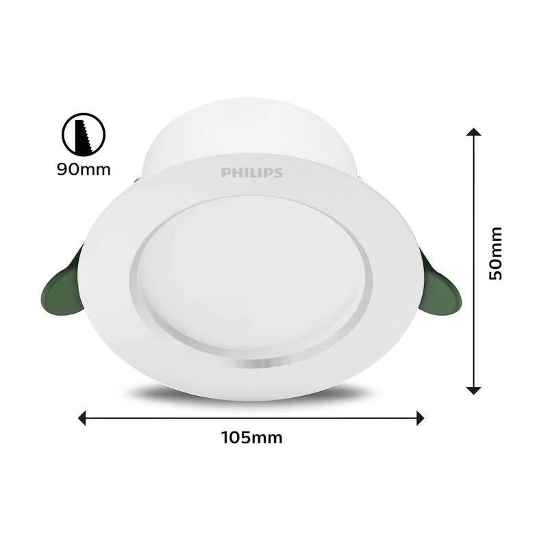 B-Ware Philips 8720169308121 Diamond Einbauleuchte Lampe LED 2.2 W 6 STÜCK