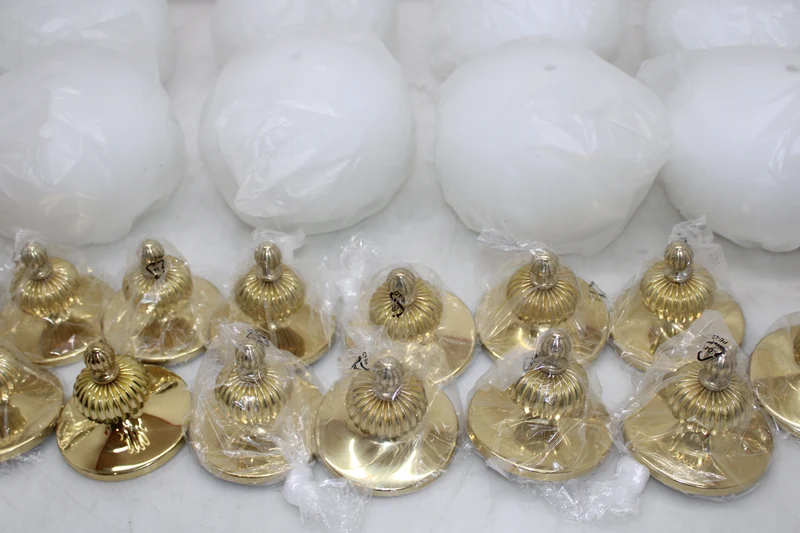 B-Ware ORION Kronleuchter Leuchte Lampe messing Glas 16-flammig Ø 100 SIEHE TEXT/FOTOS