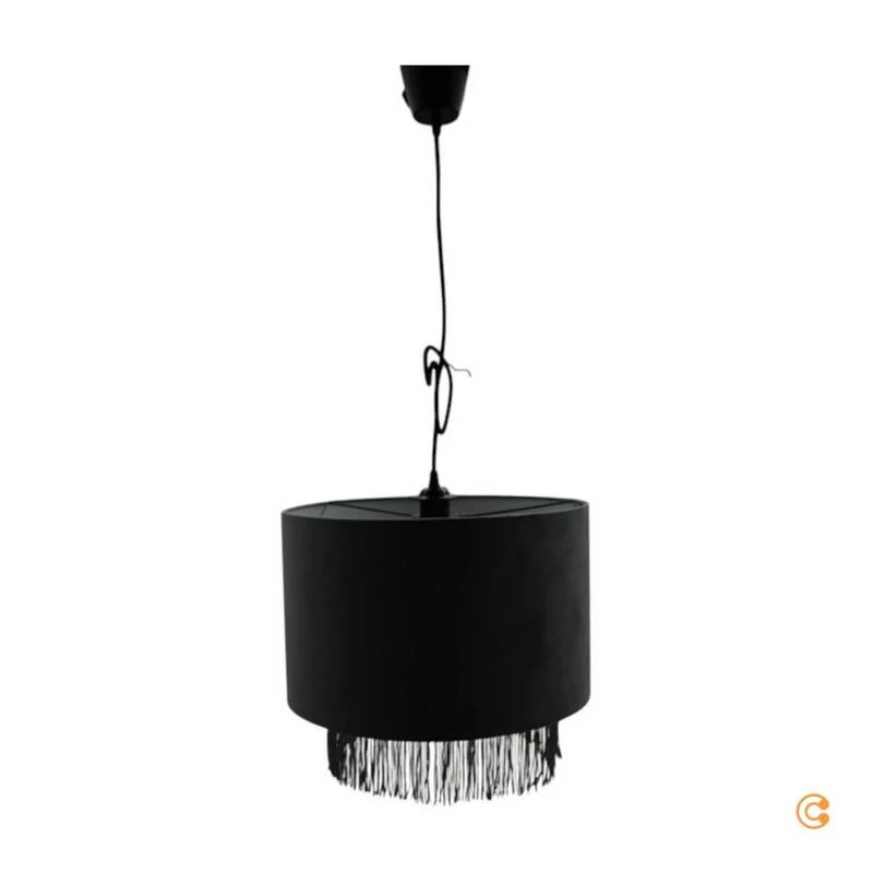 B-Ware Paulmann Pauleen Pendelleuchte Noble Reverie Grau Samt Ø38cm max 20W E27 kürzbar