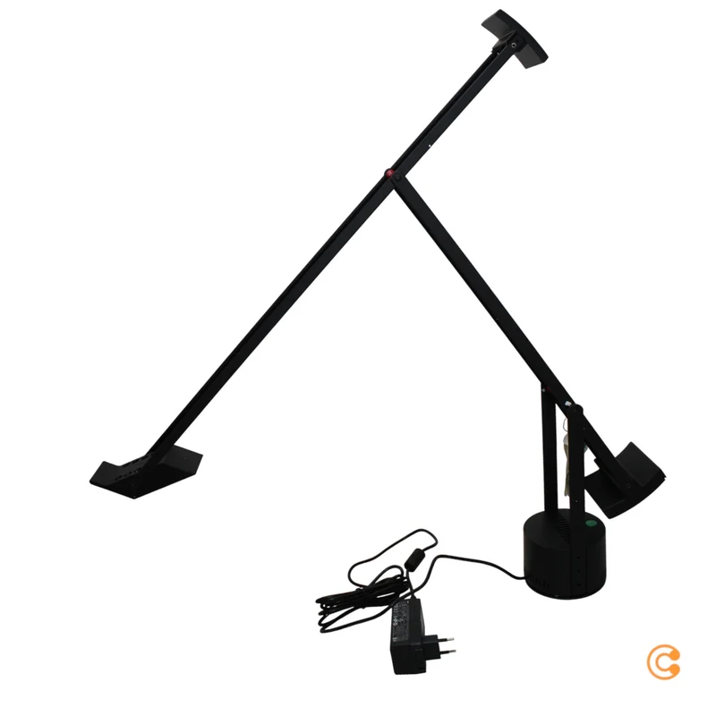 B-Ware Artemide Tischleuchte Schreibtischlampe LED Tizio schwarz flexibel verstellbar