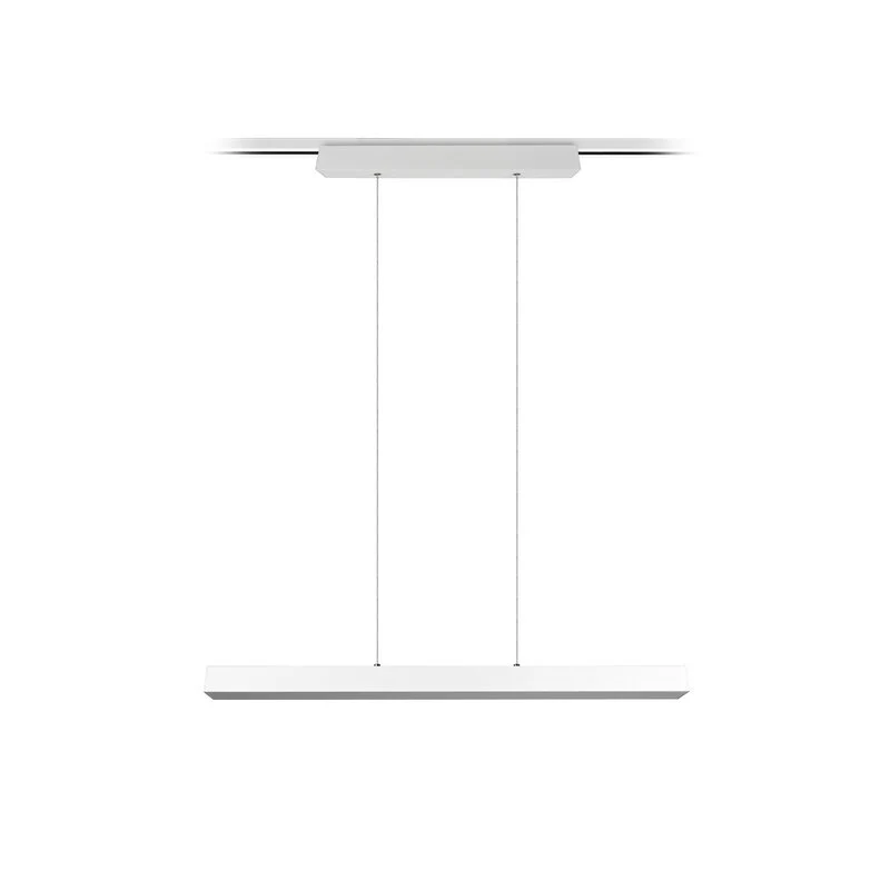 B-Ware TRIO LIGHTING LED-Pendelleuchte Paros DUOline balken weiß matt Hängelampe Lampe