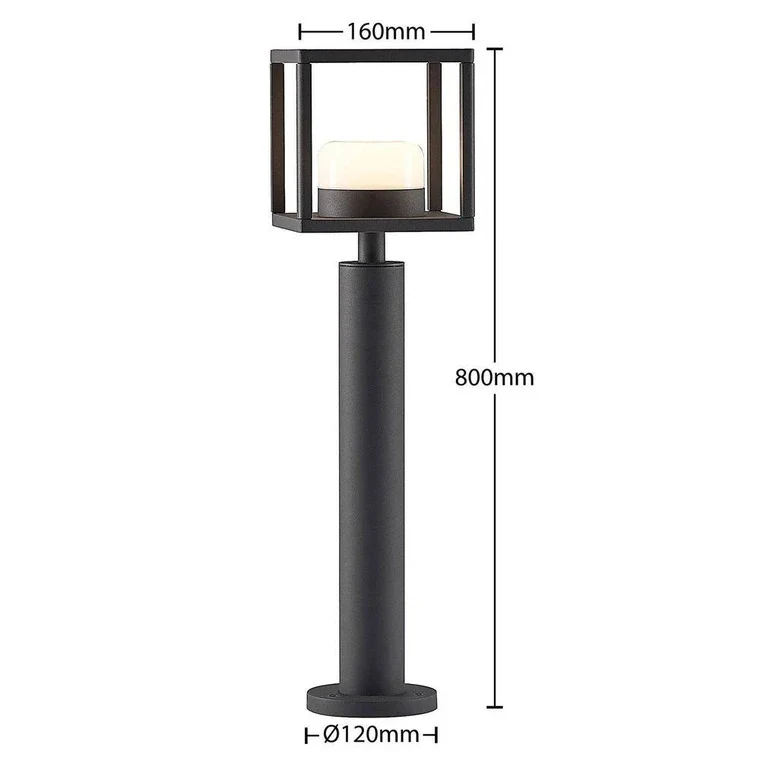 B-Ware Lucande Timio Wegeleuchte Lampe 60 cm Sockelleuchte Wegelampe Außenleuchte 973