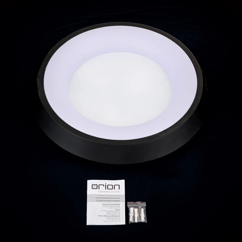 B-Ware Look Deckenleuchte LED Lampe Leuchte schwarz weiß Stahl Acryl dimmbar warmweiß