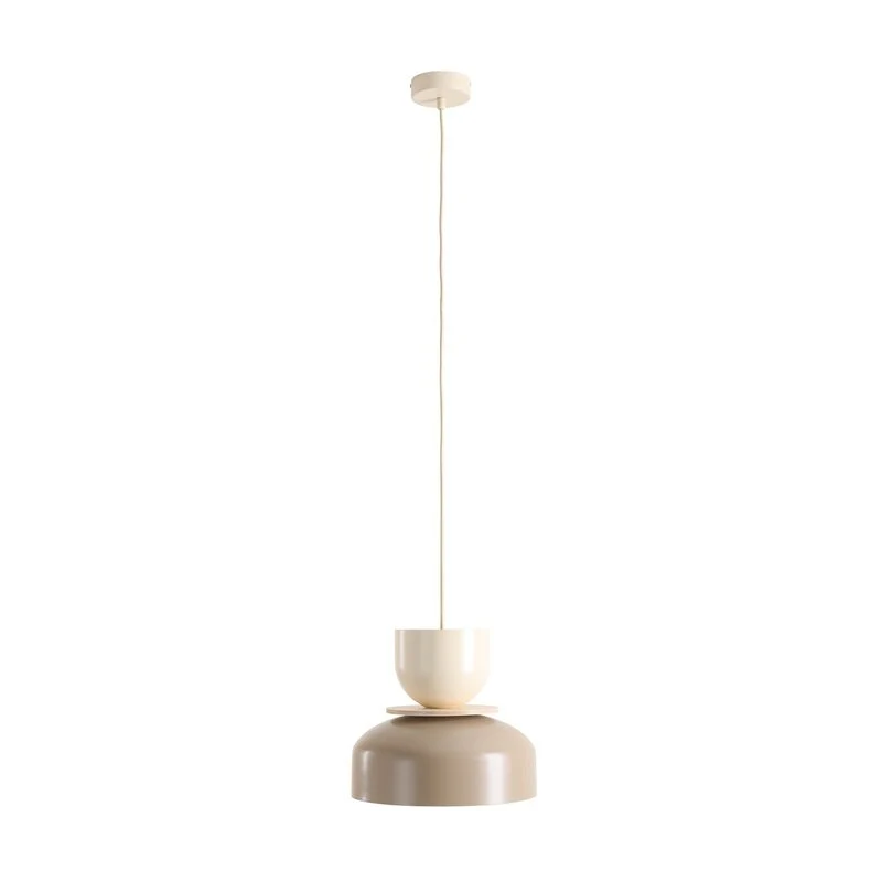 B-Ware Aldex Hängeleuchte Pendelleuchte Uto beige creme Metallschirm E27 LED dimmbar