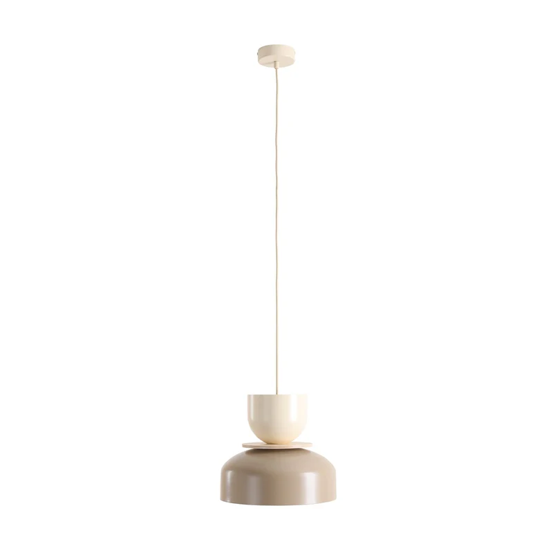 B-Ware Aldex Hängeleuchte Pendelleuchte Uto beige creme Metallschirm E27 LED dimmbar