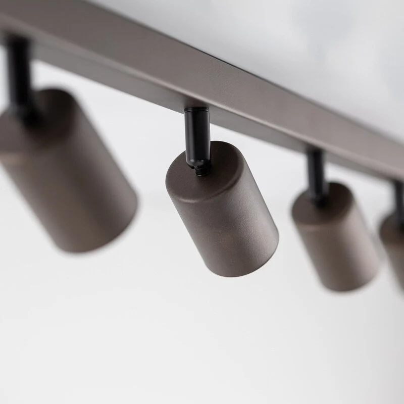 B-Ware Top Deckenspot Lampe GU10 braun achtflammig linear justierbar SIEHE TEXT/FOTO510
