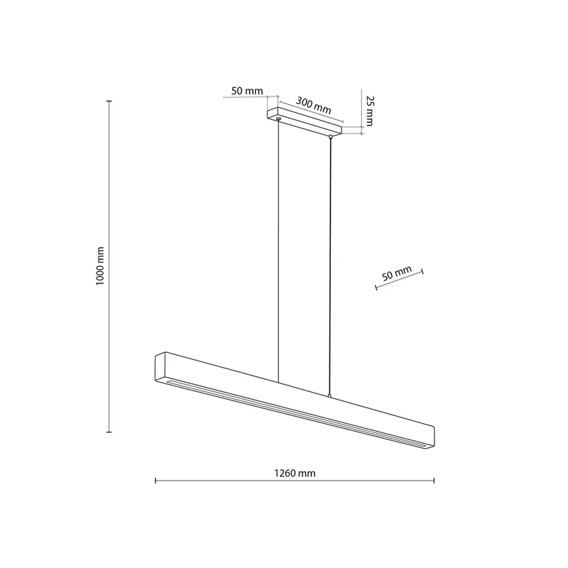 B-Ware Tk Lighting LED-Holzhängeleuchte Teo Hängeleuchte LED walnuss 126 cm Touchdimmer