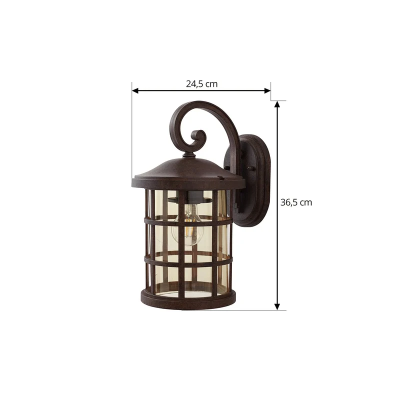 B-Ware Lindby Außenwandlampe Leuchte Außenbeleuchtung Ankea rost amber SIEHE TEXT/FOTO