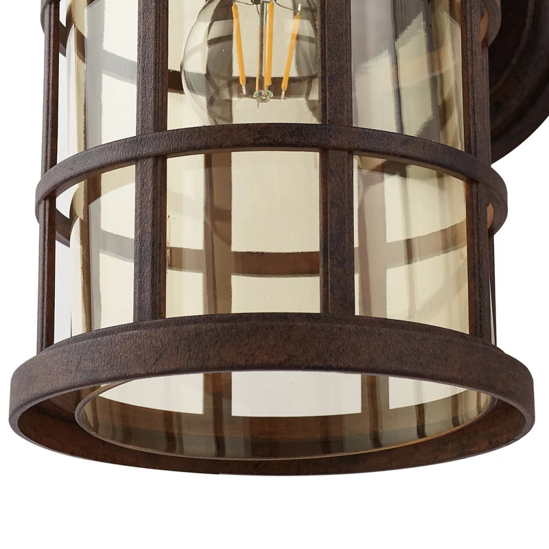B-Ware Lindby Außenwandlampe Leuchte Außenbeleuchtung Ankea rost amber SIEHE TEXT/FOTO