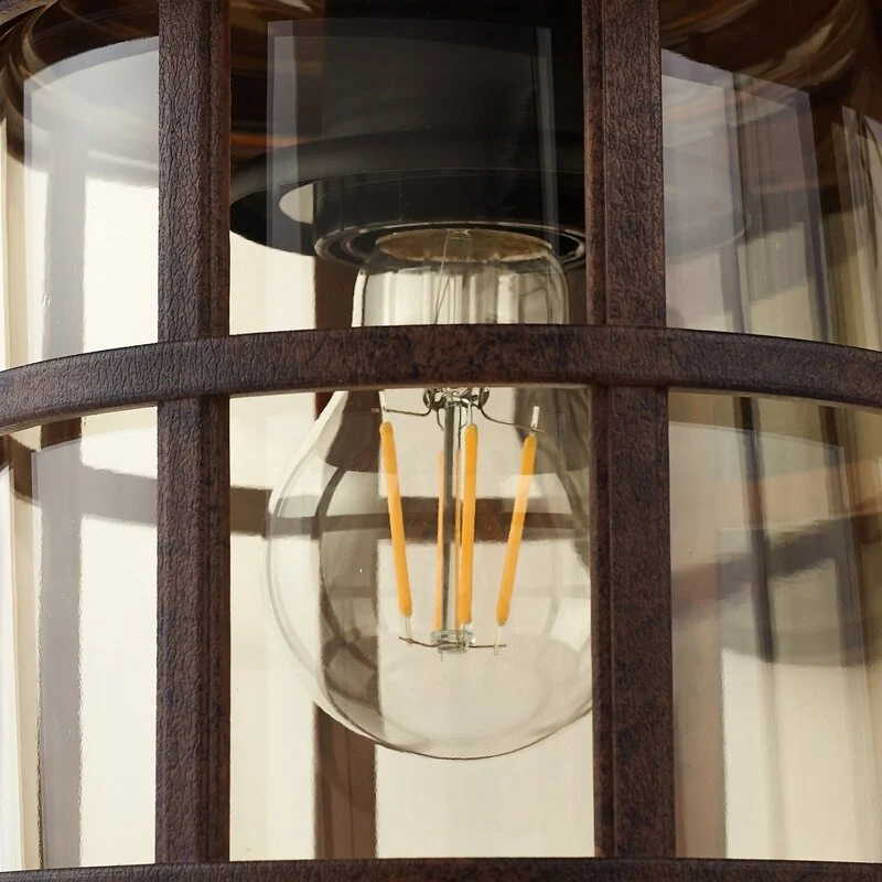 B-Ware Lindby Außenwandlampe Leuchte Außenbeleuchtung Ankea rost amber SIEHE TEXT/FOTO