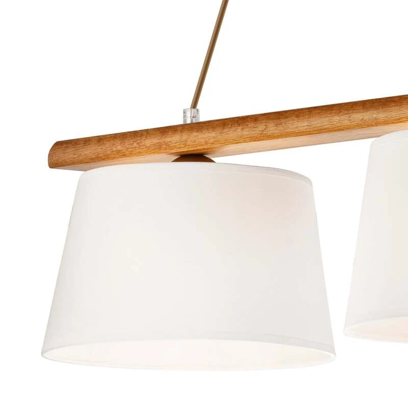 B-Ware Euluna Hängeleuchte Sweden Hängelampe Deckenlampe E27 dreiflammig eiche rustikal