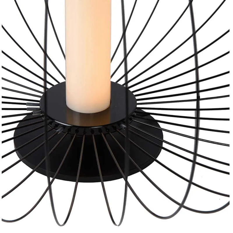 B-Ware Lucide LED-Tischleuchte Carbony Tischlampe Tischlicht Leuchte Lampe LED schwarz