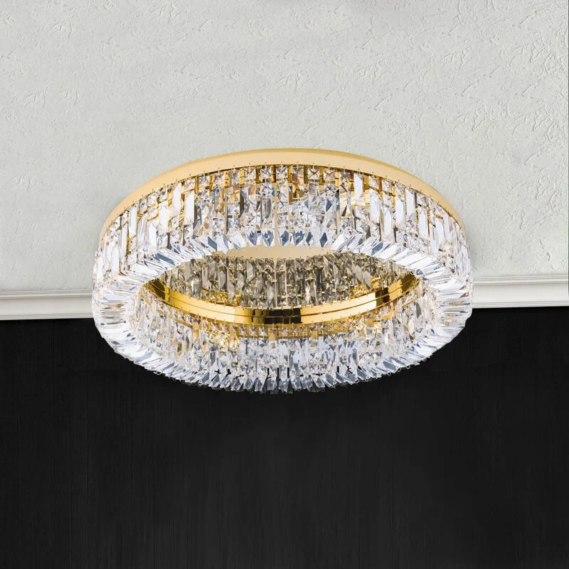 B-Ware Orion Kristall-Deckenlampe Hängelampe Deckenlampe Leuchte Lampe E14 Ring Ø 59962