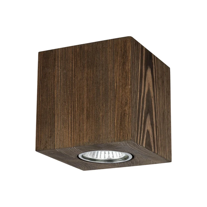 B-Ware Envostar Tuni Downlight Deckenleuchte Deckenlampe Kiefer nussbaum gebeizt GU10