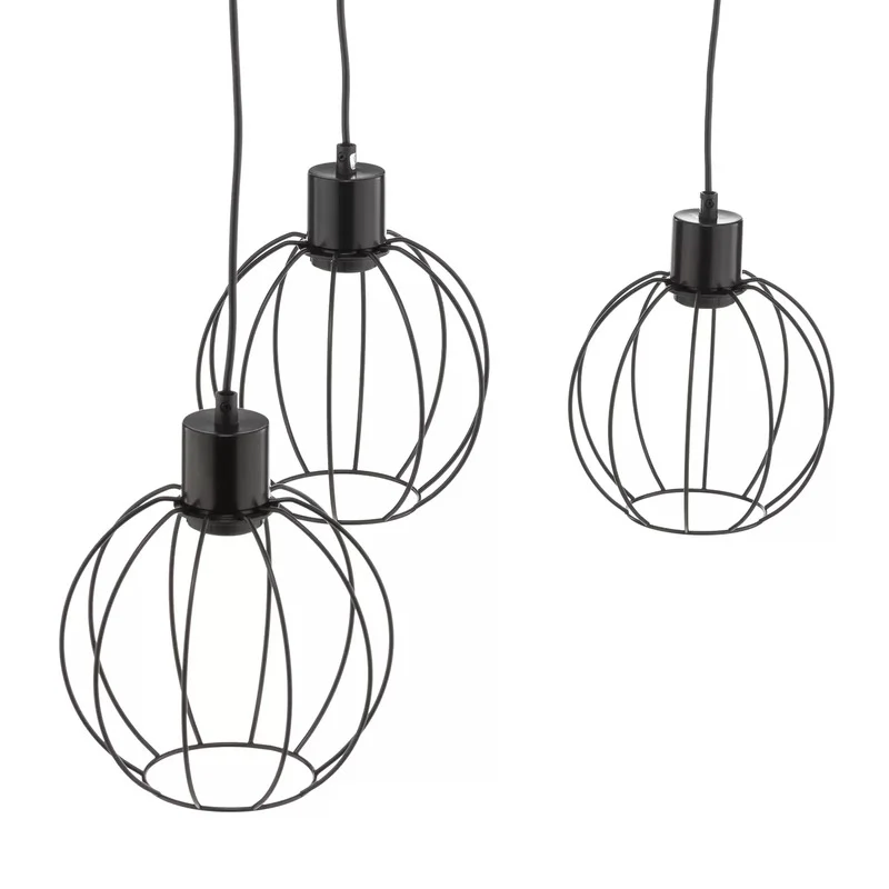 B-Ware Euluna Hängeleuchte Karou Deckenlampe Pendelleuchte Lampe Leuchte Holz 3-flm E27