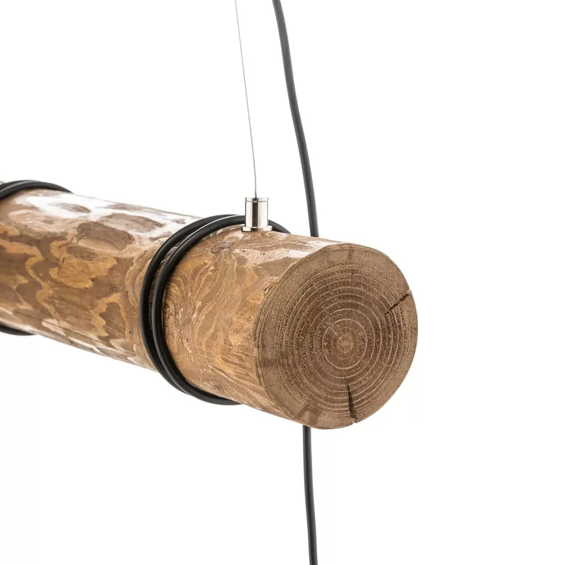 B-Ware Euluna Hängeleuchte Karou Deckenlampe Pendelleuchte Lampe Leuchte Holz 3-flm E27