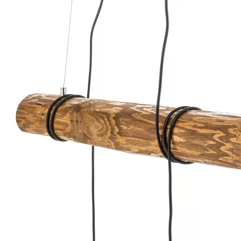 B-Ware Euluna Hängeleuchte Karou Deckenlampe Pendelleuchte Lampe Leuchte Holz 3-flm E27
