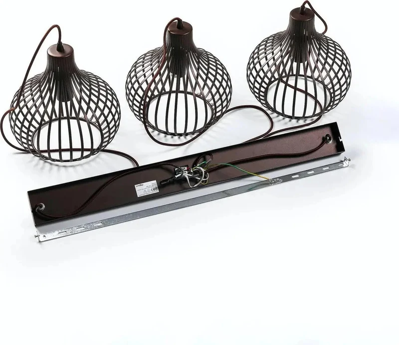 B-Ware Lindby Frances Hängeleuchte Deckenlampe Pendelleuchte Wohnzimmerlampe 3-fl. 208