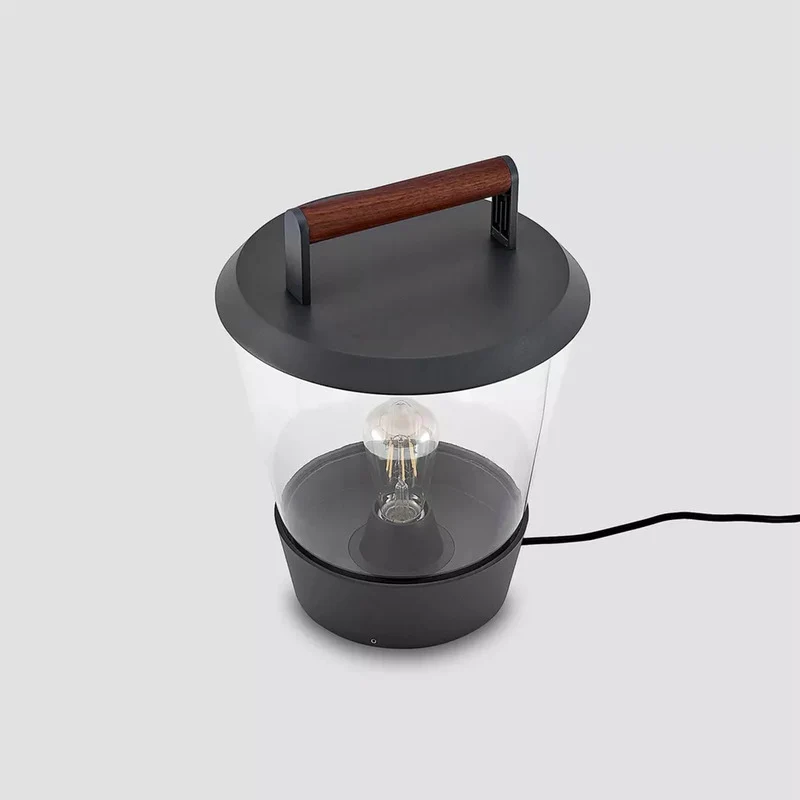 B-Ware Lucande Larkyn Tischleuchte Gartenbeleuchtung spritzwassergeschützt Lampe