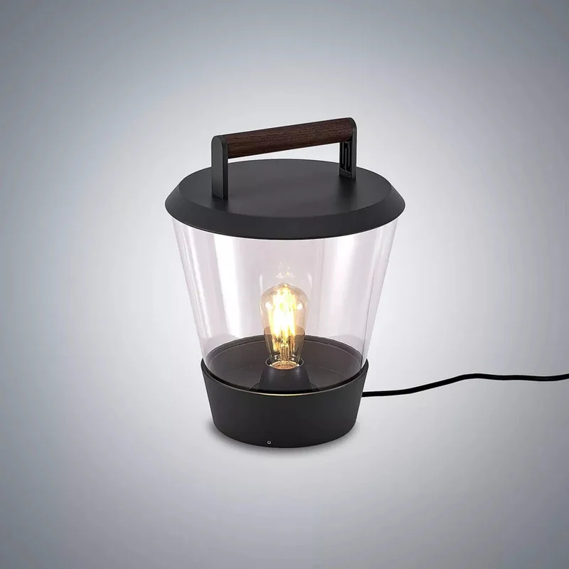 B-Ware Lucande Larkyn Tischleuchte Gartenbeleuchtung spritzwassergeschützt Lampe