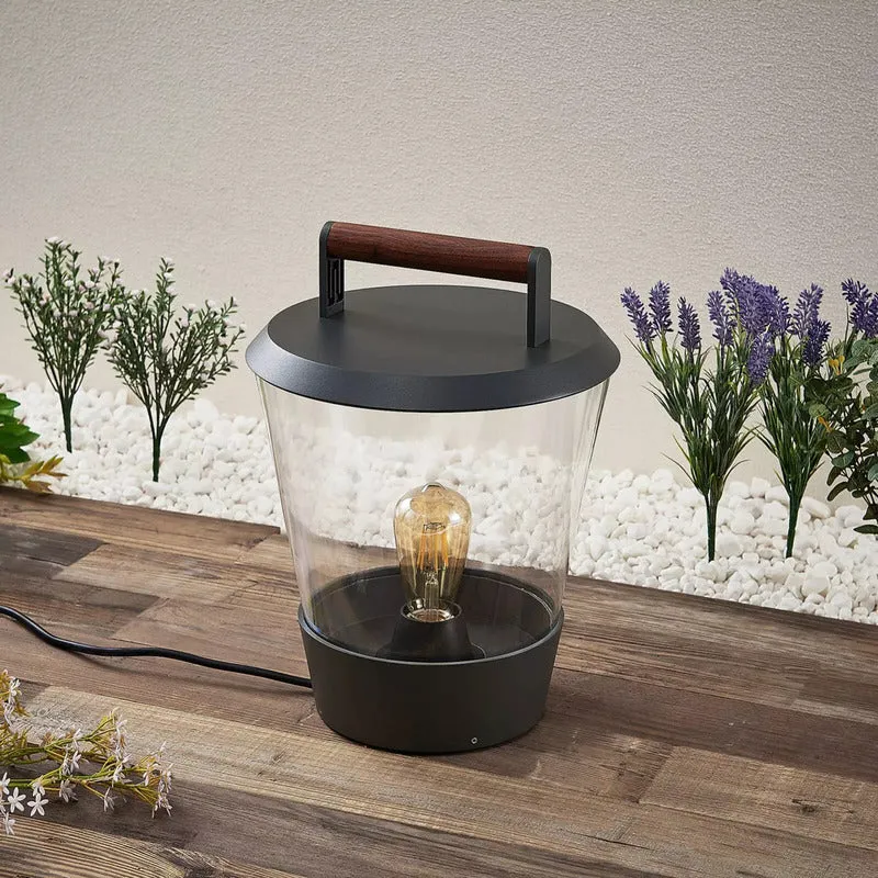 B-Ware Lucande Larkyn Tischleuchte Gartenbeleuchtung spritzwassergeschützt Lampe